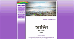 Desktop Screenshot of bluetriangleyoga.co.uk